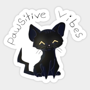 Pawsitive Vibes! Sticker